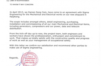 Damen Song Cam Shipyard