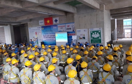 Sigma tuyên truyền pháp luật lao động cho hơn 200 Công nhân tại dự án Sunshine Riverside