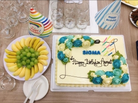 Sigma tưng bừng tổ chức tiệc sinh nhật tháng 8 cho CBNV