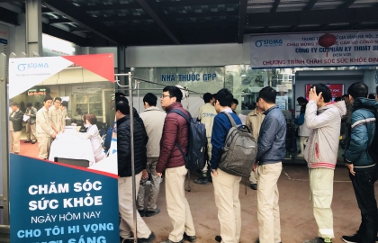 Sigma triển khai chương trình khám sức khỏe định kỳ năm 2019