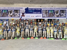 Sigma Engineering triển khai chương trình Ngày vệ sinh môi trường tại dự án The 6th Element