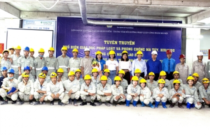 Sigma triển khai chương trình tuyên truyền phổ biến giáo dục pháp luật và phòng chống HIV/ AIDS trong công nhân lao động