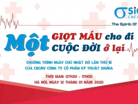 Khởi động chương trình “Sigma – Ngày chủ nhật đỏ 2020”