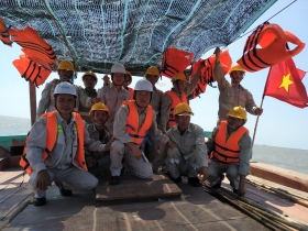 Dấu ấn Sigma trên công trường dự án Nhà máy điện gió V1-3 Bến Tre