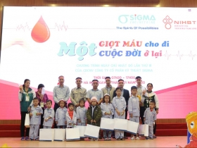Chương trình Hiến máu lần thứ III tại Sigma - Một giọt máu cho đi, một cuộc đời ở lại