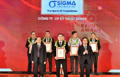 Sigma tham dự lễ vinh danh Top 5 Nhà thầu Cơ Điện Uy tín năm 2020