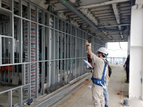 Trên công trường dự án Marriott Courtyard những tháng cuối năm