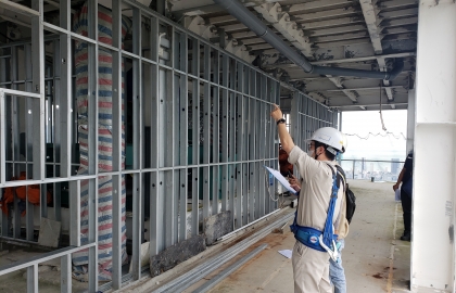 Trên công trường dự án Marriott Courtyard những tháng cuối năm