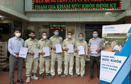 Sigma triển khai chương trình khám sức khỏe 2021