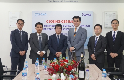Tập đoàn Yurtec Nhật Bản chính thức trở thành Cổ đông & Đối tác chiến lược của Sigma