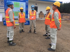 Trên công trường dự án trường quốc tế Chadwick