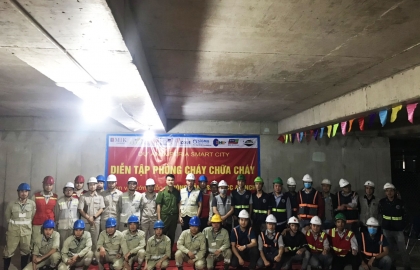 Tổ chức diễn tập PCCC tại dự án Imperia Smart City