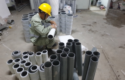 Tiến độ thi công Cơ Điện tại dự án Lancaster Luminaire