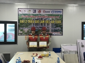 Dự án Imperia Smart City vinh dự đạt danh hiệu 2 triệu giờ lao động an toàn, không tai nạn