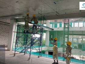 Tiến độ thi công Cơ Điện tại dự án Chadwick International School - Ecopark