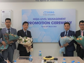 Sigma chính thức thành lập Bộ phận năng lượng tái tạo và trao quyết định bổ nhiệm cho bốn lãnh đạo cấp cao 