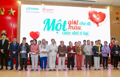 Sigma tổ chức Chương trình Ngày chủ Nhật đỏ lần IV - Một giọt máu cho đi, một cuộc đời ở lại