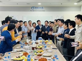 Sigma tưng bừng tổ chức tiệc khai Xuân Nhâm Dần 2022