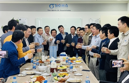 Sigma tưng bừng tổ chức tiệc khai Xuân Nhâm Dần 2022