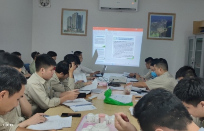 Sigma tổ chức đào tạo an toàn tại dự án Gelex Fairmont Hotel