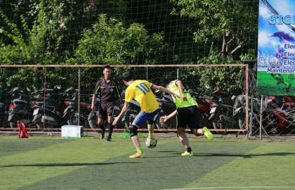 Diễn biến thi đấu vòng 5 giải bóng đá SCL 2022