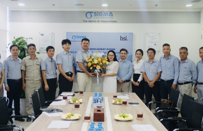 Sigma đạt chứng nhận Hệ thống Quản lý QHSE theo tiêu chuẩn ISO 9001:2015, 14001:2015 & 45001:2018