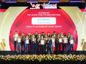 Sigma tiếp tục giữ vững danh hiệu Top 5 Nhà thầu Cơ Điện Uy tín 2024