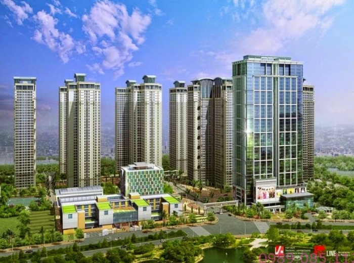 The high-end apartment complex, office, and commercial center Goldmark City 
