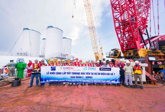 Từ những móng cọc dưới đáy biển đến những thân tuabin vươn cao: ST7 bước vào giai đoạn thi công quan trọng